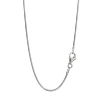 Halskette 40Cm Schlangenkette Rund 925 Silber Collier 1,2Mm Breite Silberkette