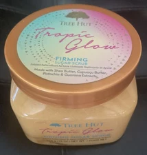 Tree Hut Tropic Glow Firming Sugar Scrub Shea Tropical Body Scrub 18 oz