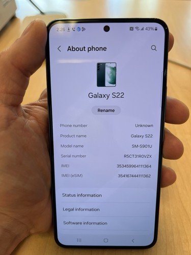 Samsung S22 - 256GB - AT&T - Good Condition - Afbeelding 2 van 7