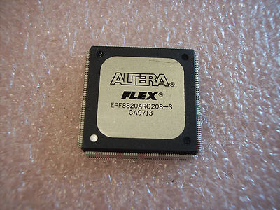 QTY (1) EPF8820ARC208-3  ALTERA QFP-208 FLEX GATE ARRAY NOS/UNUSED