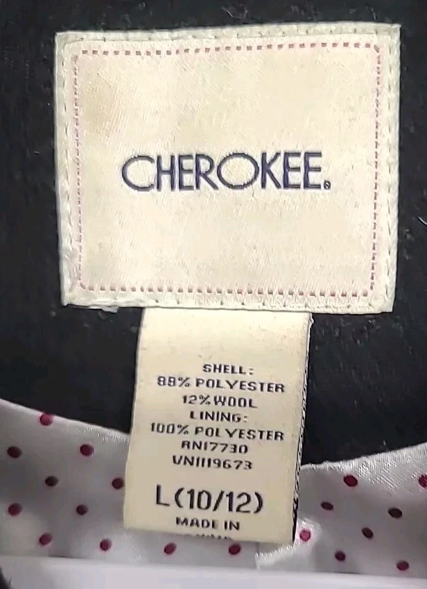 Womans 豌豆大衣大号黑色 — 第 3/4 张图片