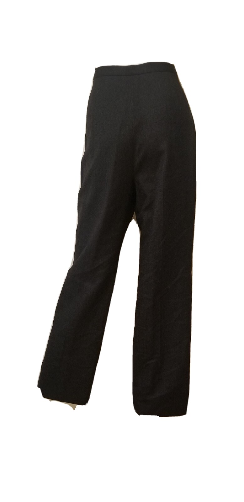 NWT Kasper ASL Womens Size 12 Petite Charcoal Black Wool Lined Dress