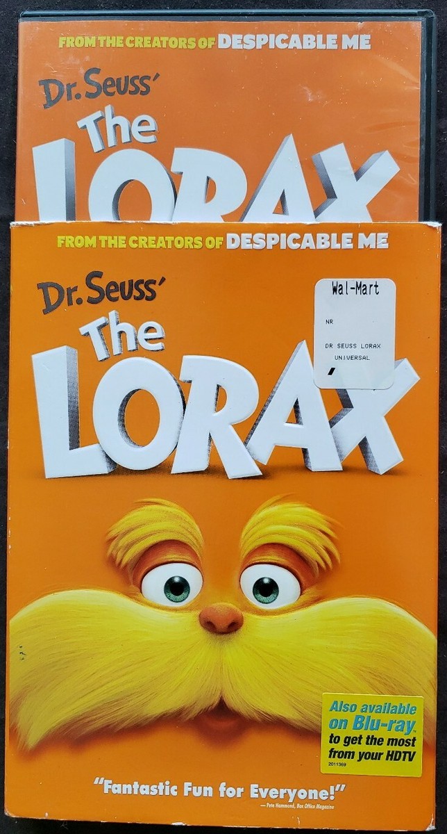 Dr. Seuss: The Lorax (DVD, 2012, Widescreen) w/ Slipcover 100