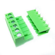 US Stock 10Set 2EDG 6P Plug-in Screw Terminal Block Connector 5.08mm Right Angle