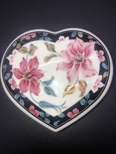 Vintage Otagiri  Japan Porcelain Heart Trinke...