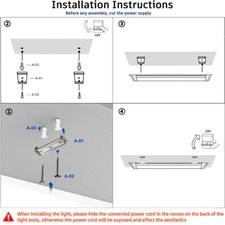 1/10 PCS LED Slim Ceiling Batten Light Daylight 60/90CM 4FT 6500K-Coolwhite A+++ — image 6