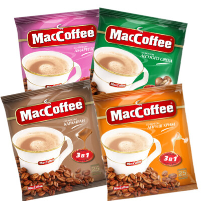 MACCOFFEE INSTANT COFFEE 3 IN 1  Individual bags x18G