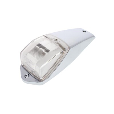 (1) 24 LED ''GLO'' Grakon 5000 Style Cab Light. Amber LED/Clear Lens KW W900 T800