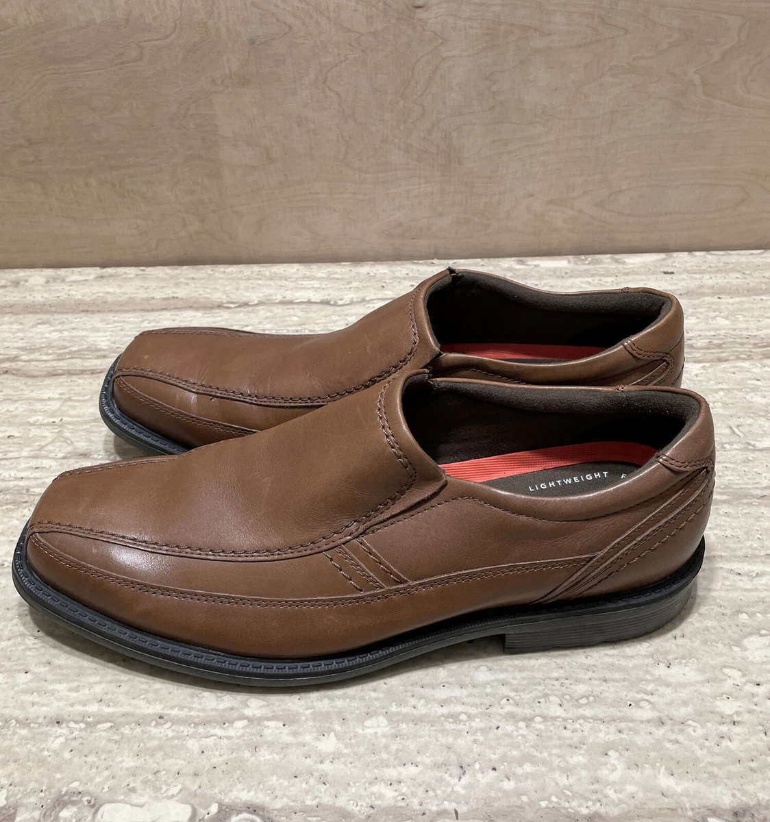 ROCKPORT SLIP ON BX2060 TAN MEN SHOES SIZE 11