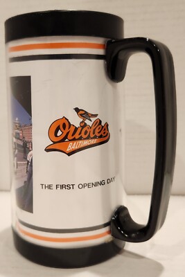 Baltimore Orioles Baseball Mug Coors Light Silver Bullet First Opening Day