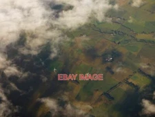 PHOTO  CLEUGHHEAD FARM FROM THE AIR SEEN THROUGH A BREAK IN THE CLOUD FROM A PRA