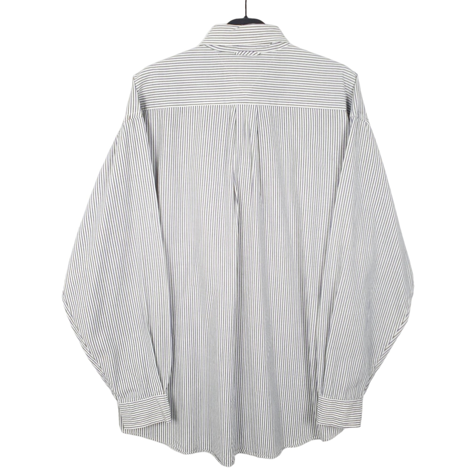 TOMMY HILFIGER White Striped Shirt Long Sleeve Casual Mens XL image 3