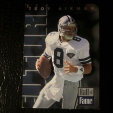 1995 Troy Aikman Skybox Impact Hall Of Fame#8 Cowboys HOF 