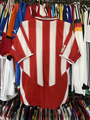 ATLETICO MADRID 2003 2004 HOME FOOTBAL SHIRT SOCCER JERSEY NIKE ATLETICO MADRID 2003 2004 HOME FOOTBAL SHIRT SOCCER JERSEY NIKE