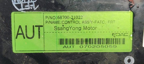 6870021022 170001 klimasteuerung für SSANGYONG RODIUS 2.7 XDI 165 2005 - Bild 4 von 6