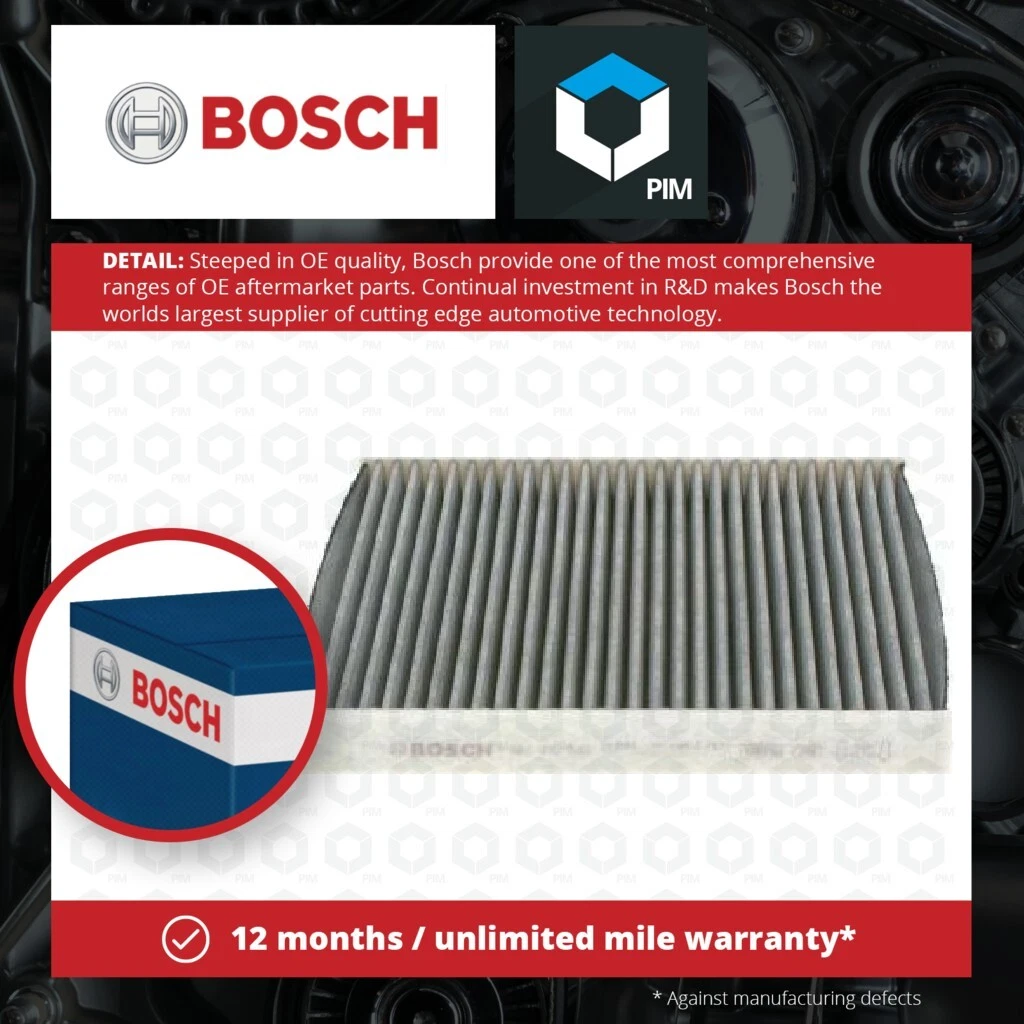 Pollen / Cabin Filter 1987432543 Bosch 5Q0819653 JZW819653G 