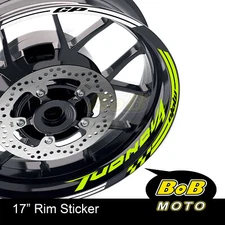 17" Rim White Wheel Decals Stickers For Aprilia TUONO V4 1100 RR 2015-2020 18 19