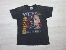 Vintage 90s WCW Goldberg Cyborg Graphic T-Shirt YOUTH L KIDS Wrestling Steel
