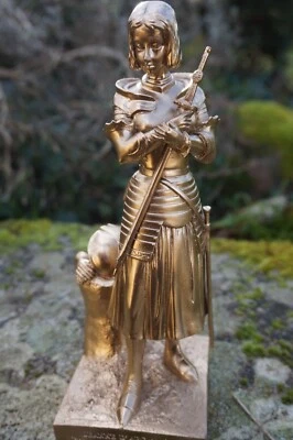 RE0464 OR PROMO JEANNE D ARC FIGURINE STATUETTE PRINCESSE MARIE D ORLEANS