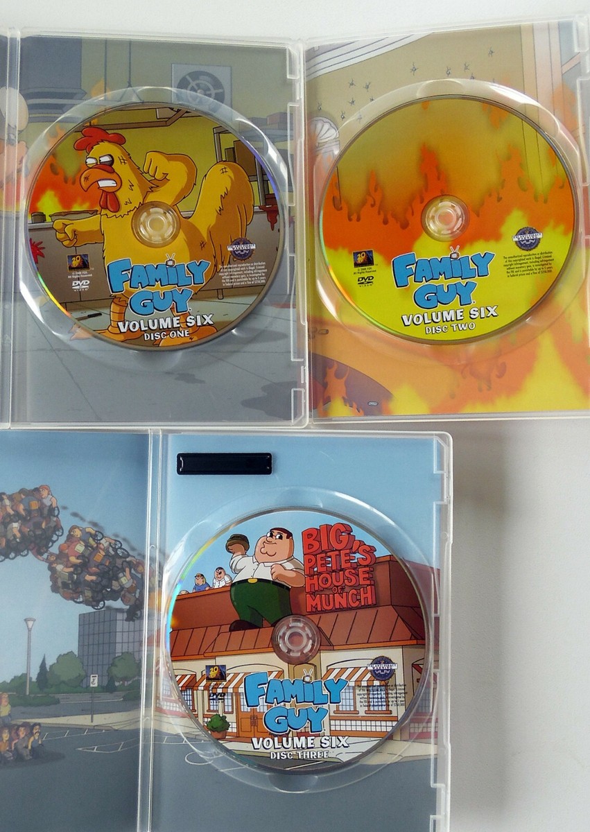 Lot of 4 Family Guy DVD Box Sets - Volumes 1, 4, 5 & 6 | eBay