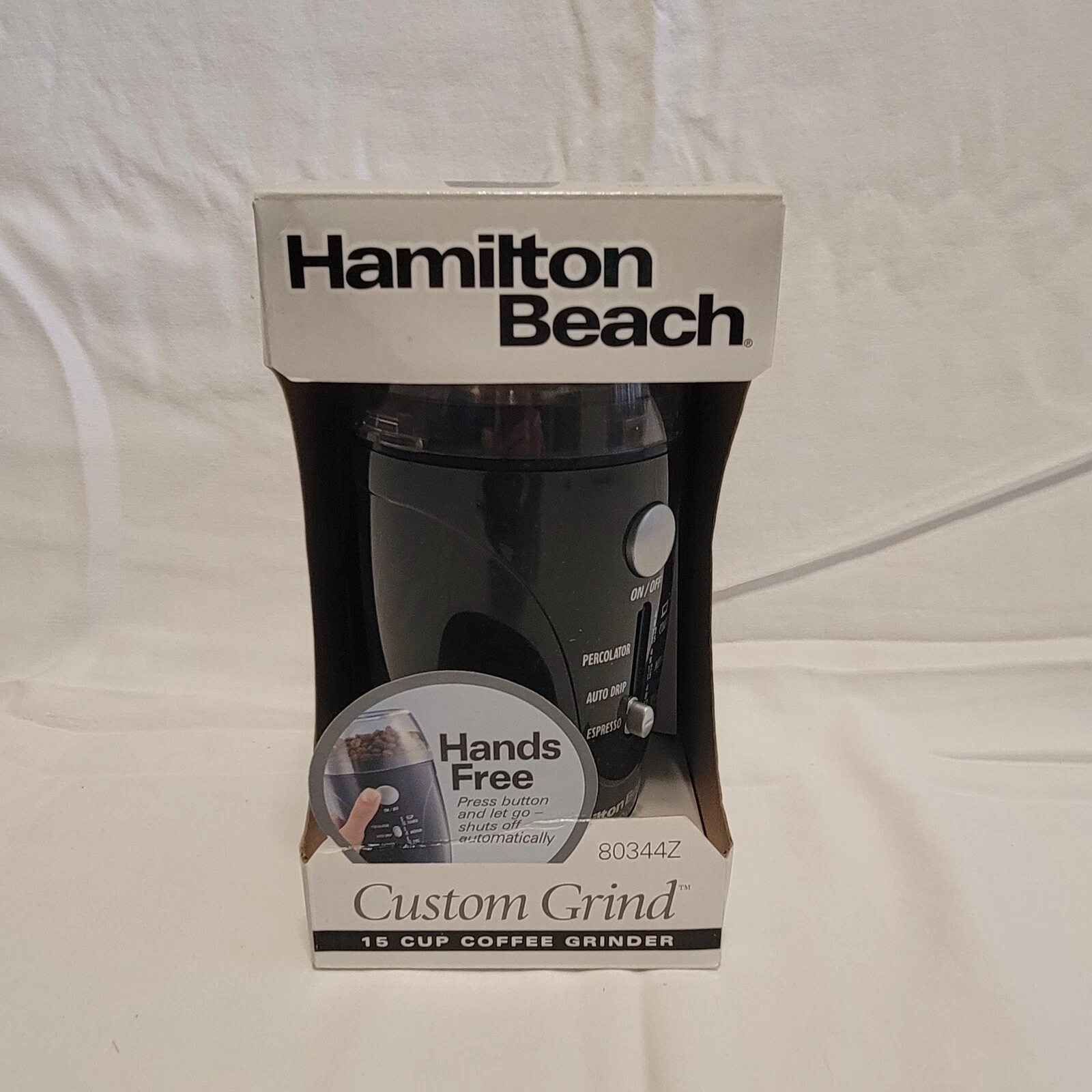 Hamilton Beach Coffee Spice Grinder hands free electric 15 Cup ~ 80344Z