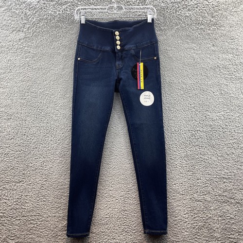 Bella Jeans Juniors Size 1 Blue Denim Push Up Ankle Jeans Juniors Size 1