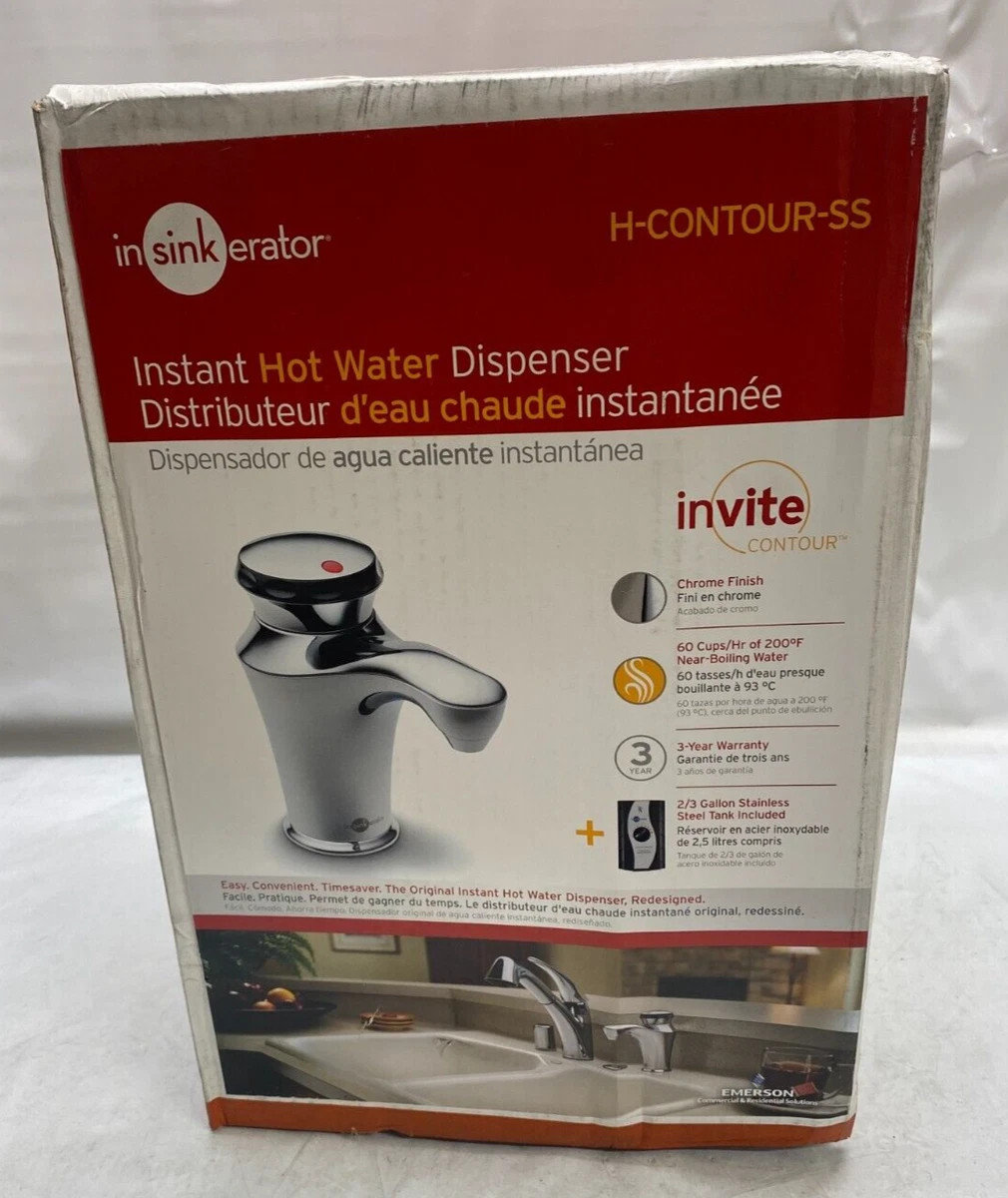 InSinkErator Invite Contour Instant Hot Water Dispenser 1-Handle 5.6 in.  Faucet 50375017899 | eBay
