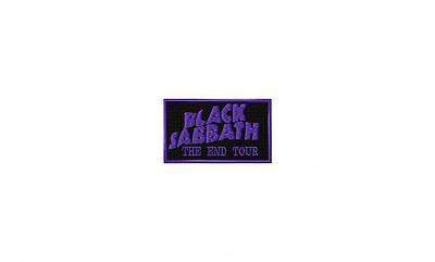 Black Sabbath The End Tour. Souvenir bestickter Stoffaufnäher
