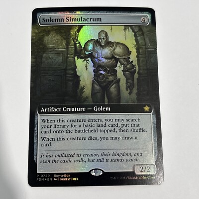 Magic: The Gathering - Solemn Simulacrum (Simulacro Solenne) - Commander 2019 Edition - Carta Rara
