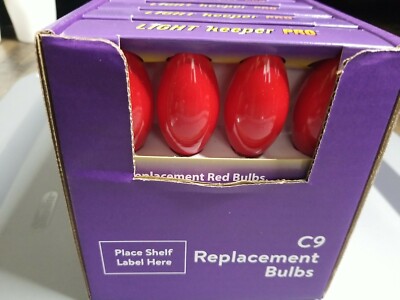 Light Keeper Pro C-9 Ceramic RED Replacement Bulbs Lof of 16 Boxes Case