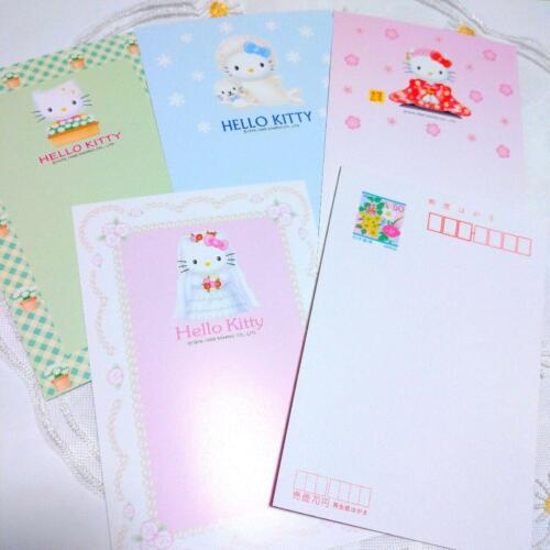 Sanrio Hello Kitty Pretty Series Illustrated Postcards Rare - Picture 1 of 5