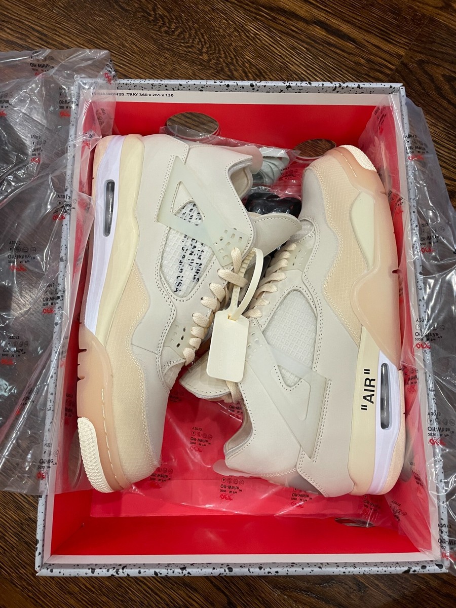 Size 14 - Jordan 4 SP x Off-White Mid Sail W for sale online Size 14 - Jordan 4 SP x Off-White Mid Sail W for sale online
