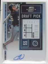 2020 Panini Contenders Optic Draft Pick Ticket Autographs #1 Austin Martin Auto