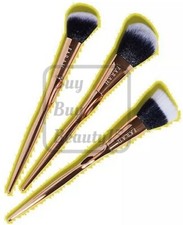 F.A.R.A.H BRUSHES Gold Face Brush Trio Set  limited edition  Full Size New