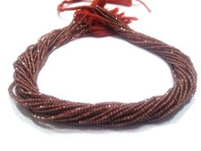 MOZAMBIQUE GARNET NATURAL RONDELLE FACETED 2MM GEMSTONE BEADS 13"INCH 5 STRAND