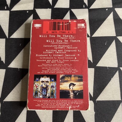 Will You Be There [Single] by Michael Jackson (Cassette, Jul-1993