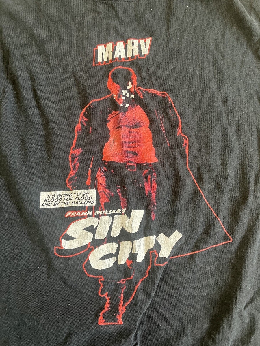 Vintage Marv Marv T Shirt Sin City XXL Vtg 2005 SIN CITY Movie T