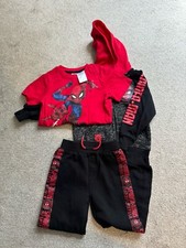 Spider-Man Toddler Sweatshirt, Pants And Tee 4T Marvel