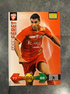 JULIEN FERET - TEAM ASNL NANCY - PANINI FOOTBALL CARD 2010 ADRENALYN XL