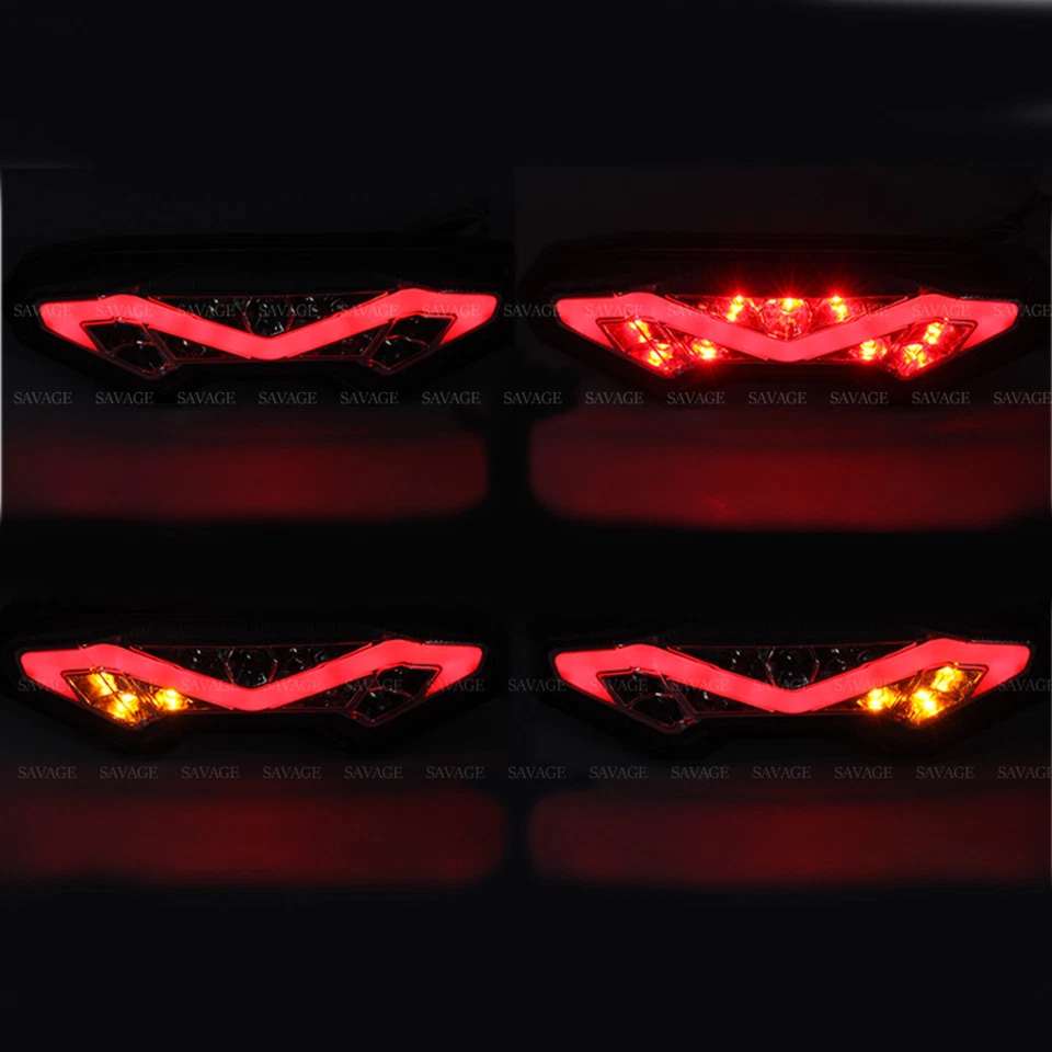 Luz integrada de sinais de seta de freio traseiro de LED para Yamaha FZ-09 MT-09 MT09 Tracer - Imagem 2 de 4
