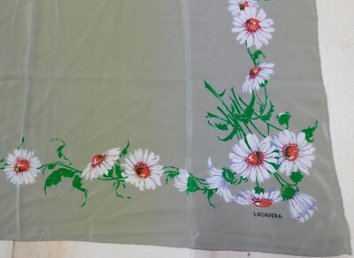 Foulard Vintage 100% Soie Pure - Dimensions 84x90 Cm, Multicolore, Style Années 80