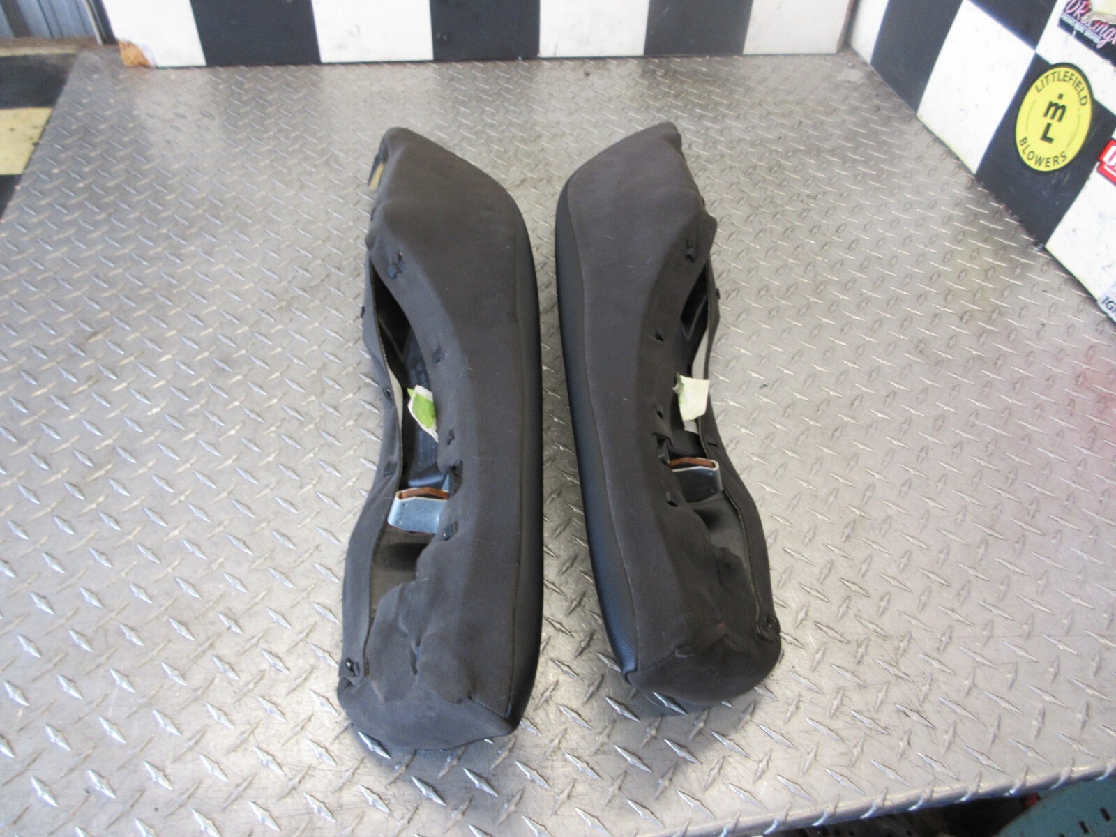 14-17 2017 Maserati Ghibli LEFT REAR SEAT BOLSTER LH RH RIGHT BLACK L0344516AA