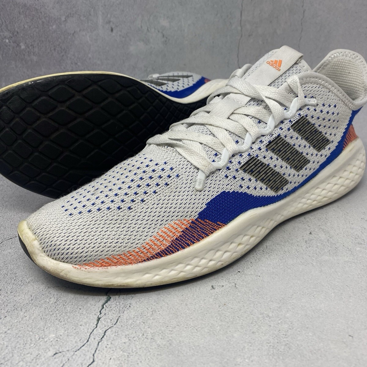 Adidas Mens Fluidflow 2.0 FY5959 White Running Shoes Sneakers Size 11.5 M |  eBay