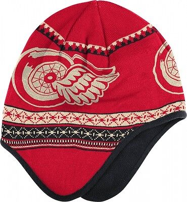 Osfa Reebok Women/'s Detroit Red Wings Red 2014 Winter Classic Knit Mittens