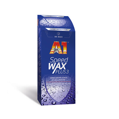 Dr Wack A1 Speed Wax Plus 3 Lackversiegelung Autolack Versiegelung Schutz 250ml