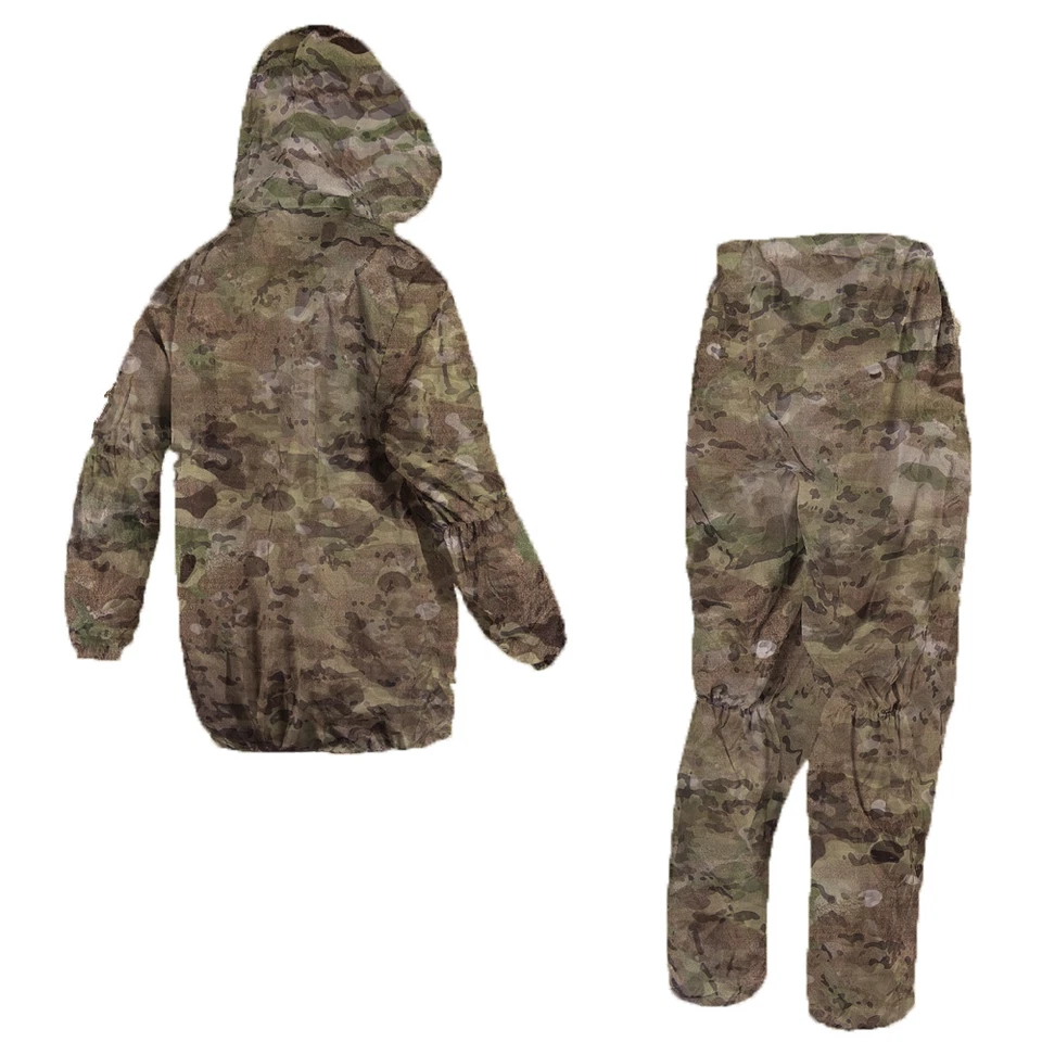 OVERSIZED Green Multicam Camouflage Pants Jacket Suit Camo Set Hunting Masking - Image 2 of 4