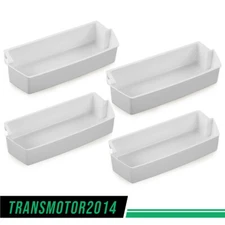 Shelf Bin Compatible with Kenmore Whirlpool Refrigerator 4 Packs White