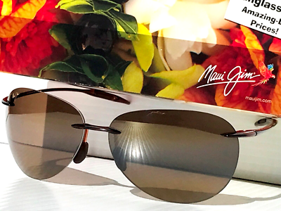 NEW Maui Jim SUGAR BEACH Rootbeer POLARIZED HCL Bronze Lens