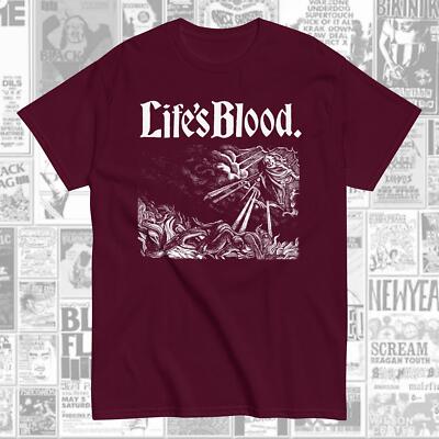 Life's Blood T-Shirt New York Hardcore Punk Oi! Agnostic Front