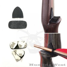 Archery Arrow Rest Adhesive-Self+Plate For Recurve Bow Longbow-Flat Bow